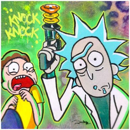 Pintura Who's there ?  por Rocky Chaplin | Pintura