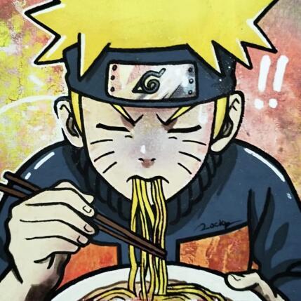 Pintura Ninja noodle por Rocky Chaplin | Pintura