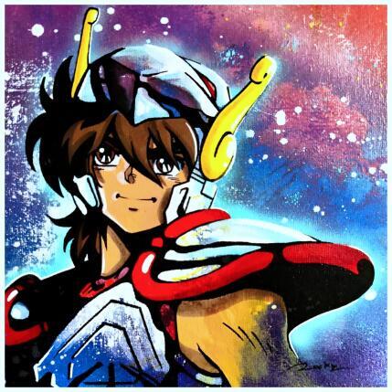 Pintura Pegasus fantasy por Rocky Chaplin | Pintura  Iconos pop