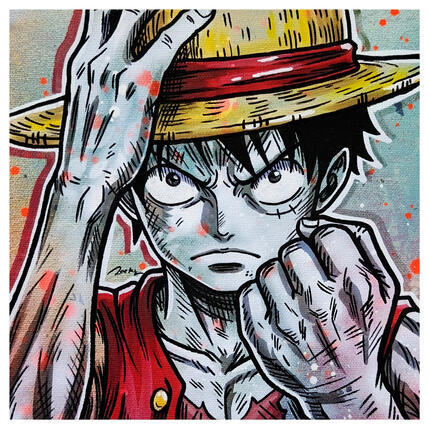 Gemälde Pirate king von Rocky Chaplin | Gemälde Pop-Art Acryl Pop-Ikonen