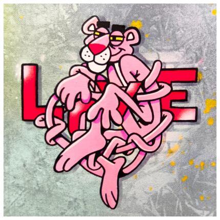 Pintura Noeud d'amour por Rocky Chaplin | Pintura  Iconos pop