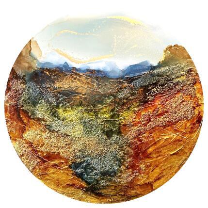 Painting Bronze Age 2648 by Depaire Silvia | Painting Abstract Acrylic