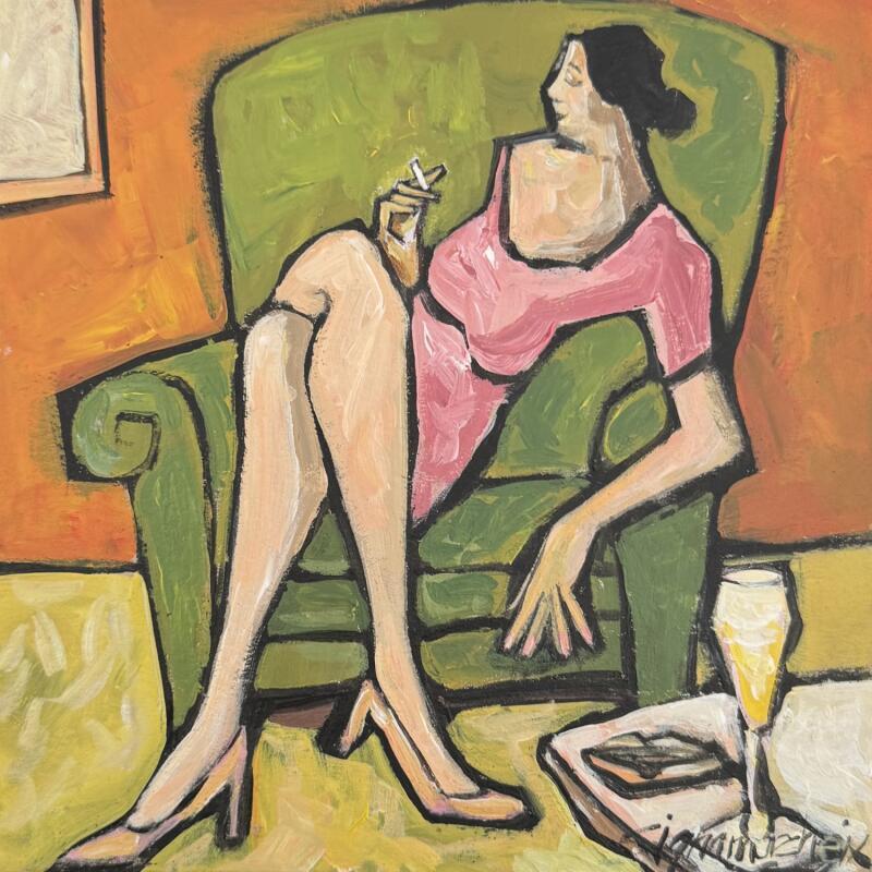 Pintura Quelques bulles por Signamarcheix Bernard | Pintura