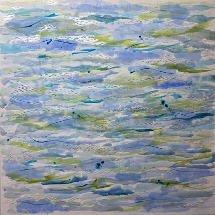 Painting Irish sea by Caitrin Alexandre | Painting