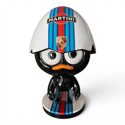 Skulptur CALI PORSCHE MARTINI von Le Marquis | Skulptur Figurativ Acryl, Harz Sport