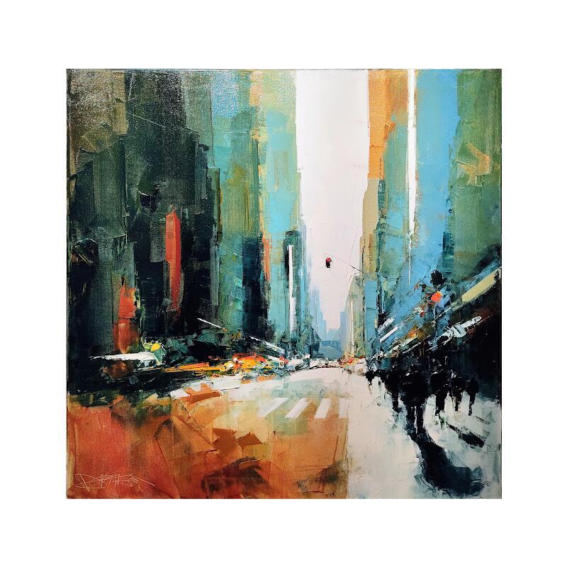 Pintura In the street por Castan Daniel | Pintura Figurativo Urbano Aceite