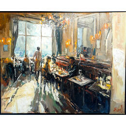 Peinture Before the evening begins par Klemens Alexandr | Tableau