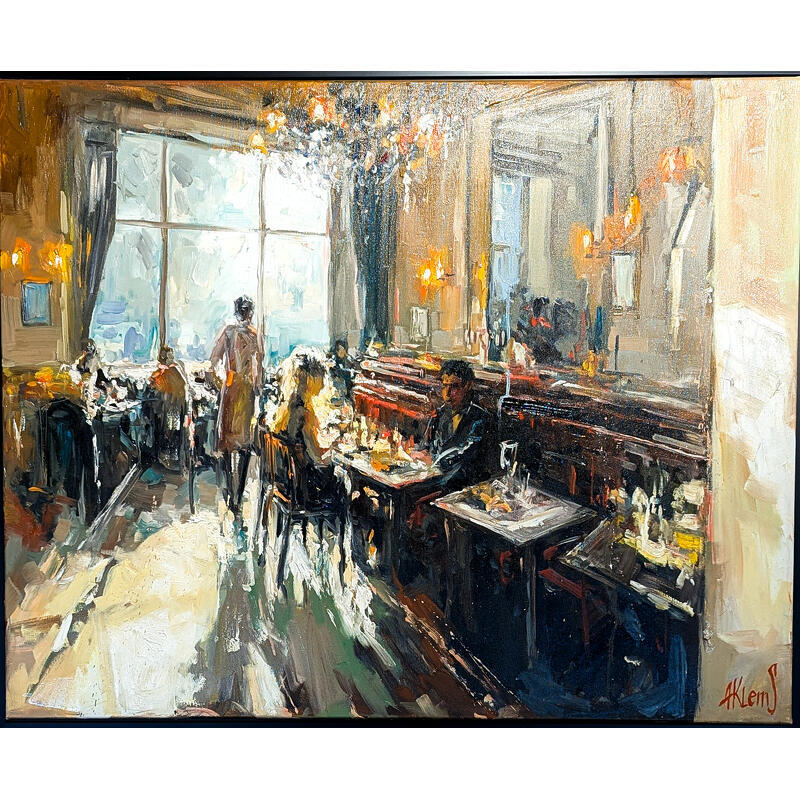 Painting Before the evening begins by Klemens Alexandr | Painting