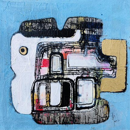 Peinture La morue par Colombo Cécile | Tableau