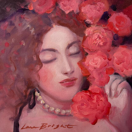Painting Rosy morning by Bright Lana | Painting