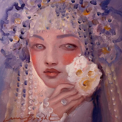 Painting I will think of you by Bright Lana | Painting