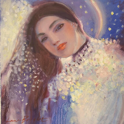 Painting Celestial beauty by Bright Lana | Painting