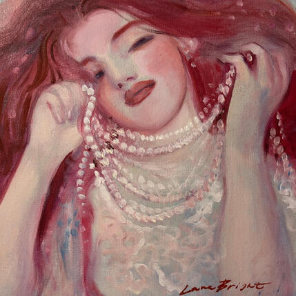 Painting Pearels Nacklace by Bright Lana | Painting