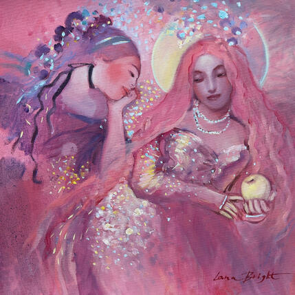 Painting Share your secret with me by Bright Lana | Painting