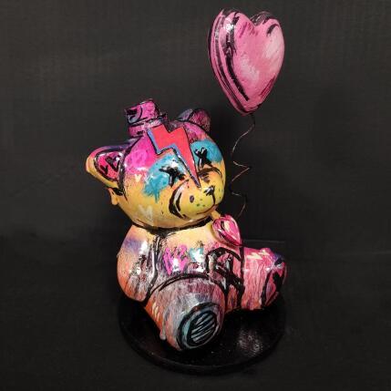 Sculpture L'ourson bear love by Sufyr | Sculpture