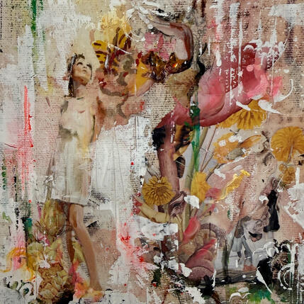 Pintura Avec toi por Bergeron Marie-Josée | Pintura