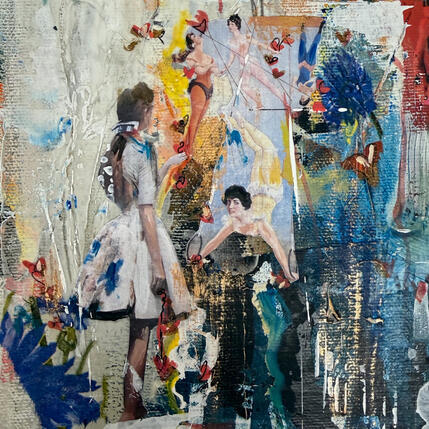 Pintura Coup de foudre por Bergeron Marie-Josée | Pintura