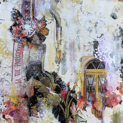 Pintura Aux portes de Paris por Bergeron Marie-Josée | Pintura