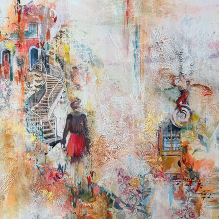 Pintura Se retrouver por Bergeron Marie-Josée | Pintura