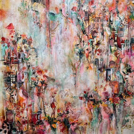 Painting La valse by Bergeron Marie-Josée | Painting