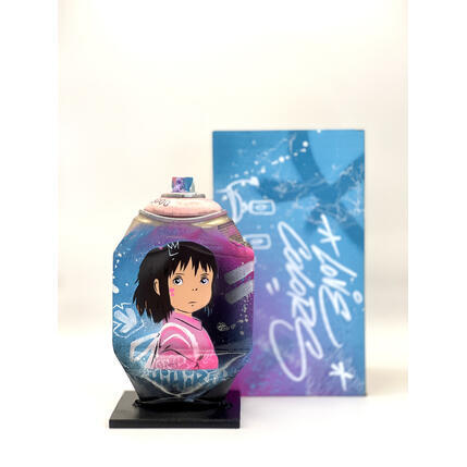 Sculpture Chihiro par Lemoine Mael | Sculpture Pop-art Acrylique, Graffiti Icones Pop