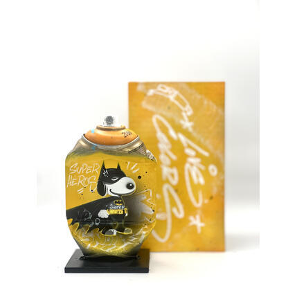 Sculpture Super Snoopy par Lemoine Mael | Sculpture Pop-art Acrylique, Graffiti Icones Pop
