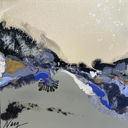 Peinture C4079 par Naen | Tableau Abstrait Acrylique, Encre