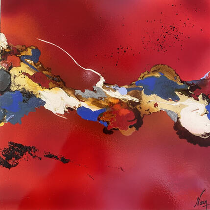 Painting C3817 by Naen | Painting Abstract Acrylic, Ink