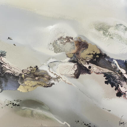 Painting C4009 by Naen | Painting Abstract Acrylic, Ink