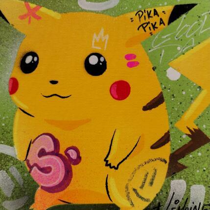Painting PIKA by Lemoine Mael | Painting Pop-art Acrylic, Graffiti Pop icons