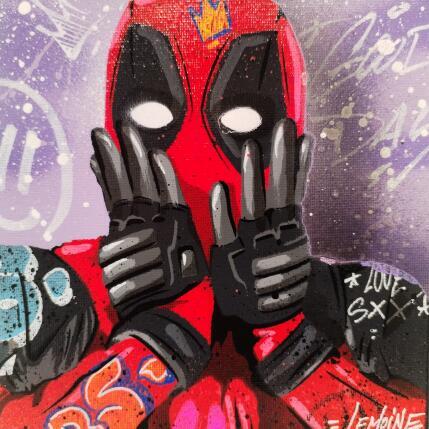 Painting DEADPOOL OMG by Lemoine Mael | Painting Pop-art Acrylic, Graffiti Pop icons