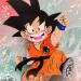 Pintura PETIT GOKU por Lemoine Mael | Pintura