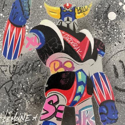 Painting Goldo by Lemoine Mael | Painting Pop-art Acrylic, Graffiti Pop icons