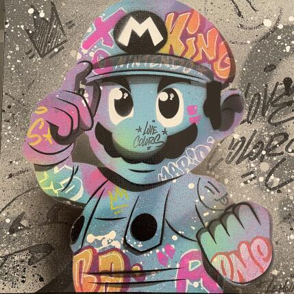 Painting Mario Happy by Lemoine Mael | Painting