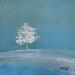 Peinture Ancrage par Escolier Odile | Tableau Figuratif Paysages Nature Minimaliste Acrylique Pigments