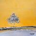 Peinture Avant le jour par Escolier Odile | Tableau Figuratif Paysages Nature Minimaliste Acrylique