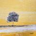 Peinture Pluie de soleil par Escolier Odile | Tableau Figuratif Paysages Nature Minimaliste Acrylique