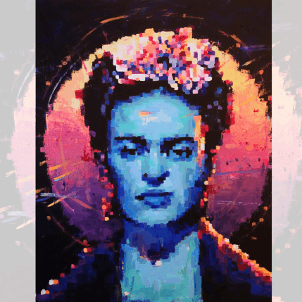 Painting Frida by Nicolas Jesbac | Painting