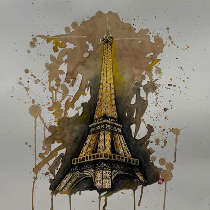 Pintura La dame de fer por Flament Audrey | Pintura