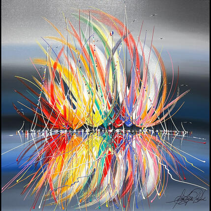 Peinture Sérénité avec toi par Fonteyne David | Tableau Figuratif Acrylique