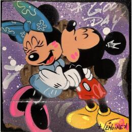 Painting Love Fire by Lemoine Mael | Painting