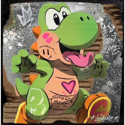 Painting Yoshi Cardboard by Lemoine Mael | Painting