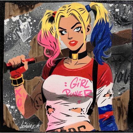 Painting Harley Cardboard by Lemoine Mael | Painting