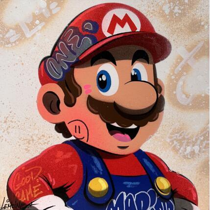 Painting Mario by Lemoine Mael | Painting