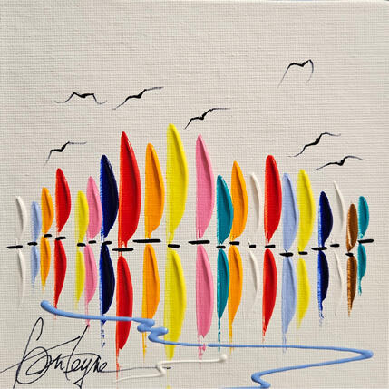 Peinture Ciel d'ange par Fonteyne David | Tableau Figuratif Acrylique