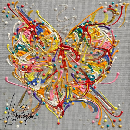 Peinture Aime et chante par Fonteyne David | Tableau Figuratif Acrylique