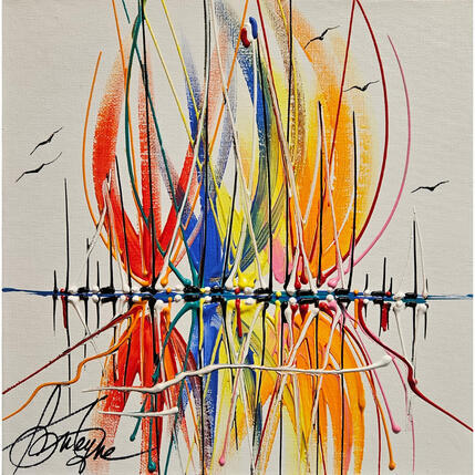 Painting Plein les voiles by Fonteyne David | Painting Figurative Acrylic Pop icons