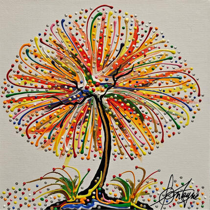 Painting Mon trésor en couleur by Fonteyne David | Painting Figurative Acrylic Pop icons