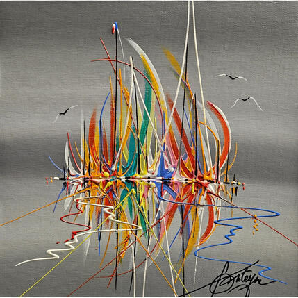 Painting La mer et l'extase by Fonteyne David | Painting Figurative Acrylic