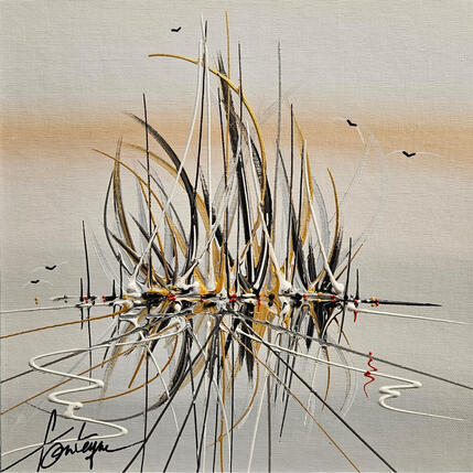 Painting Equilibre by Fonteyne David | Painting Figurative Acrylic